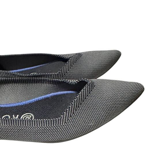 Rothy’s The Point Flats – Women’s 8.5 –Cloud Gray Bird's Eye - Picture 5 of 8